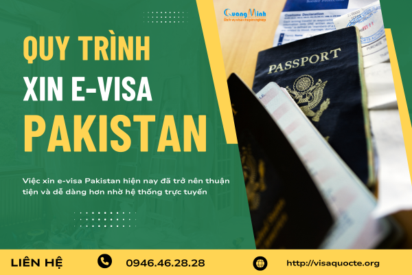QUY TRÌNH THỦ TỤC XIN E- VISA PAKISTAN CHI TIẾT